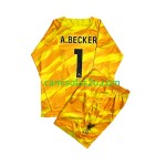 Camisolas de futebol Liverpool A.Becker 1 Guarda Redes Criança Equipamento 3ª 2023/24 Manga Comprida